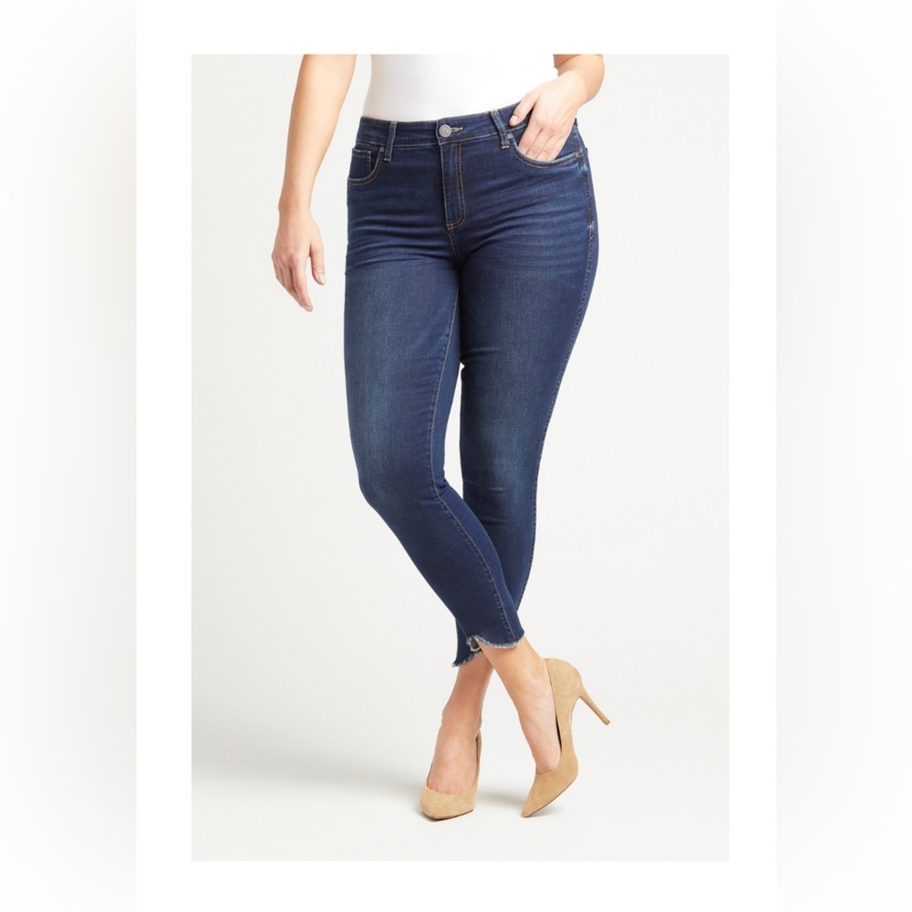 NWT KUT High Rise Connie Ankle Skinny Jeans size 8 evereve